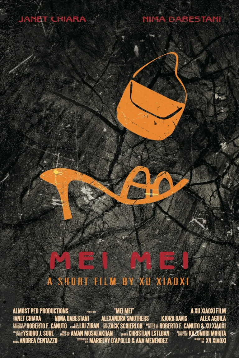 Official film poster for “Mei Mei”, LGBT intimate short film directed by Xu Xiaoxi. NYFA.