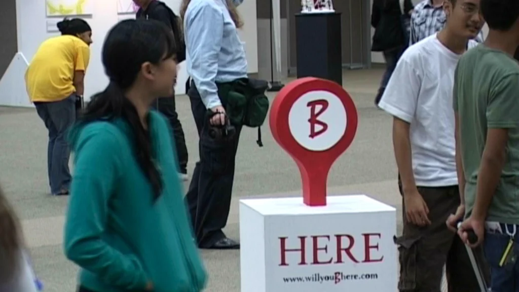 B Here – art exhibition, University of California Irvine, 2009
