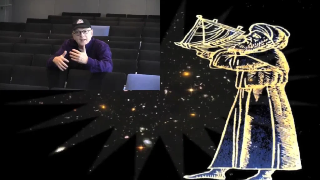 Andrea Centazzo in the documentary Einstein’s Cosmic Messengers, a Caltech and LIGO project about gravitational waves (2010)