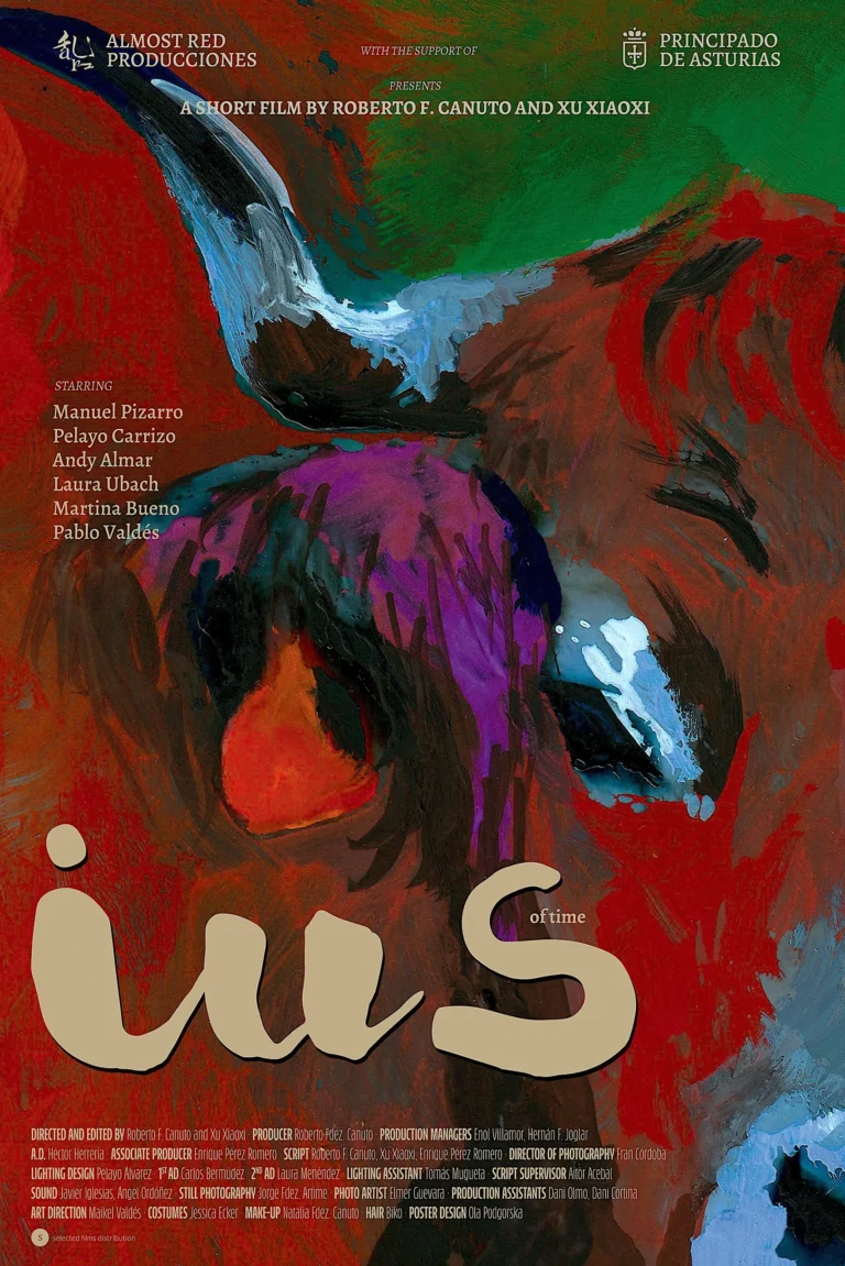 IUS of Time short film poster, Spanish LGBTQ+ film by Roberto F. Canuto and Xu Xiaoxi