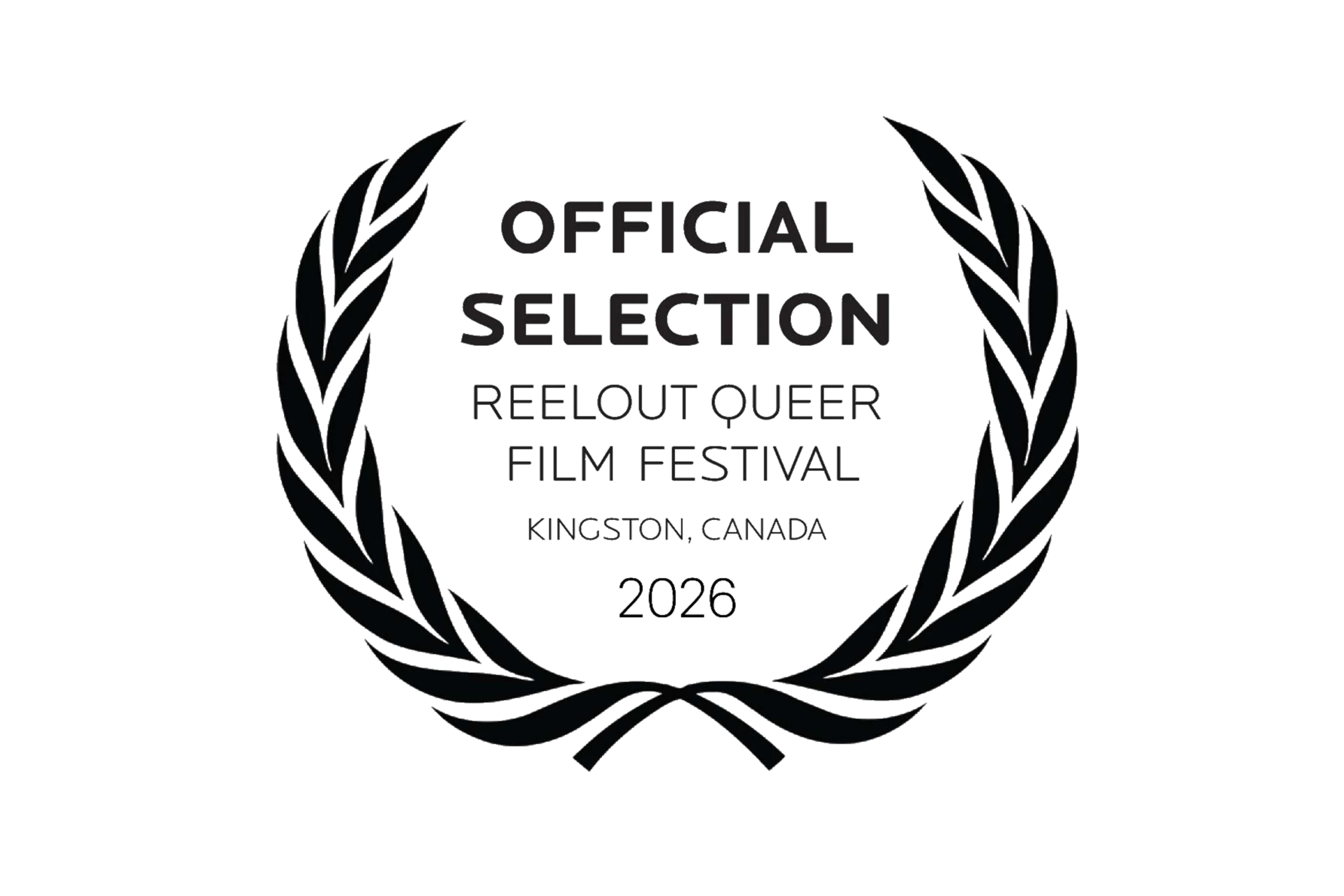 Official Selection laurels for IUS of Time at the 27th ReelOut Queer Film Festival, Kingston, Canada (2026)