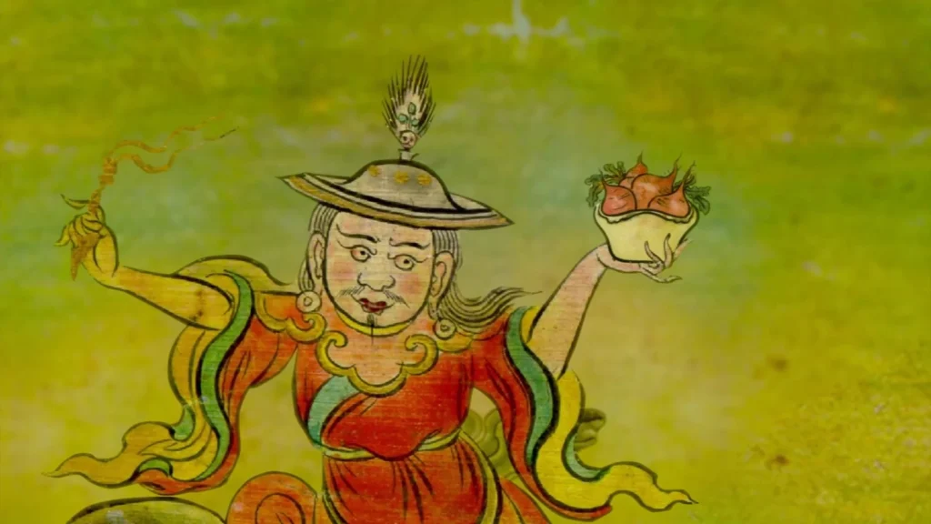 Still from the Maca 868 product presentation video for Lijian Zangyuan (立健藏元), featuring packaging and health supplement presentation in China