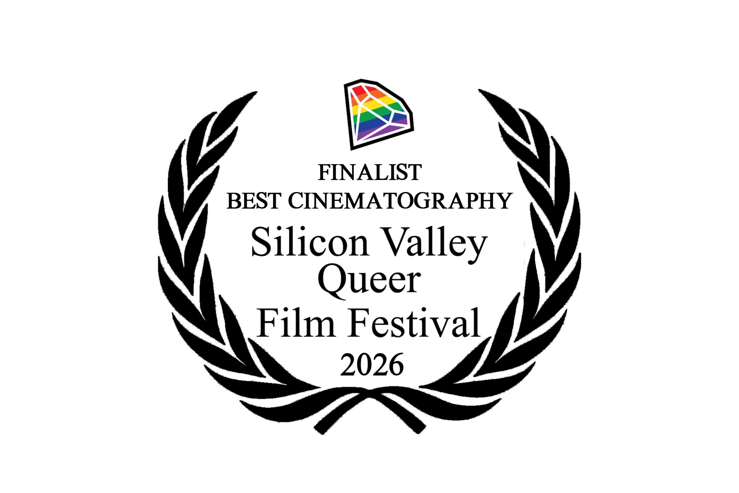 Finalist laurel for Best Cinematography awarded to the short film “IUS of Time” at the 4th Silicon Valley Queer Film Festival, United States, 2026.