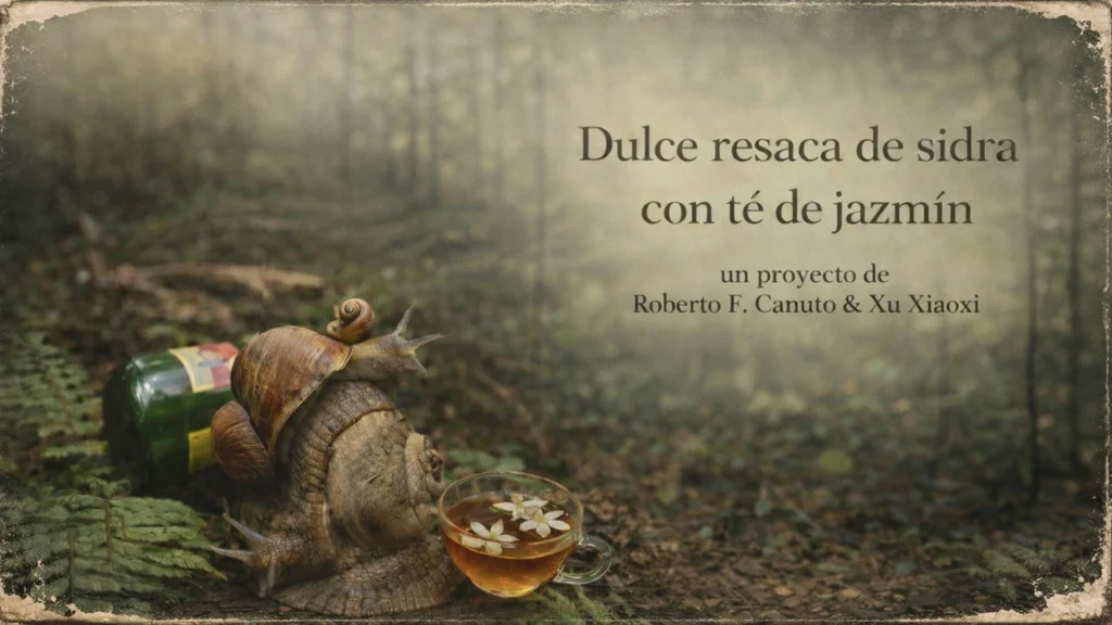 Dulce resaca de sidra con té de jazmín – imagen conceptual del proyecto