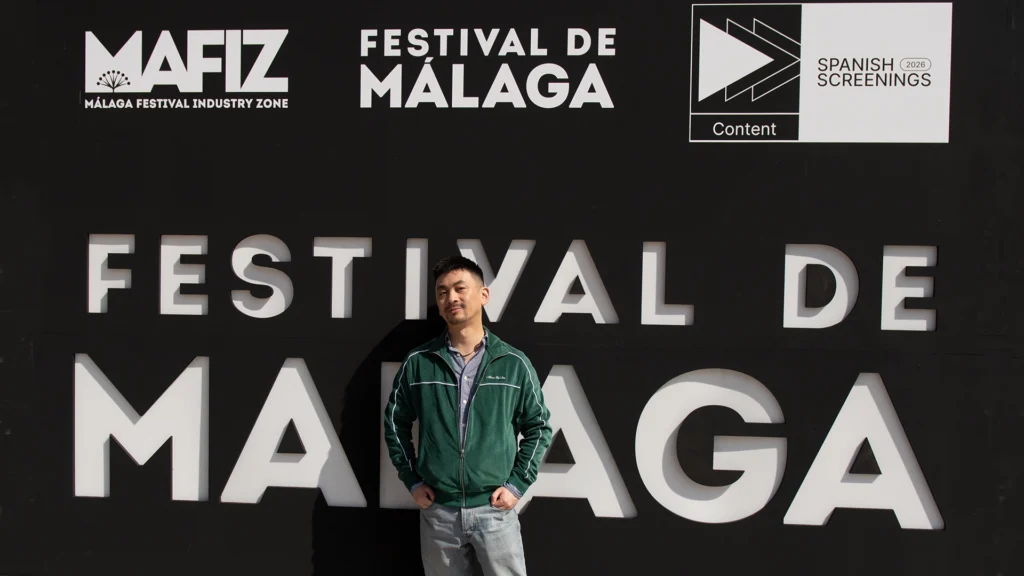 Xu Xiaoxi en el Festival de Málaga 2026 durante la participación de Almost Red Productions en MAFIZ Málaga Festival Industry Zone